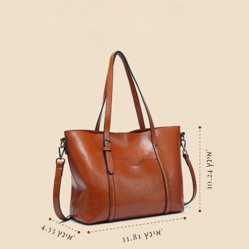 תיק צד אלגנטי עם רצועה Anna's Luxe Classic